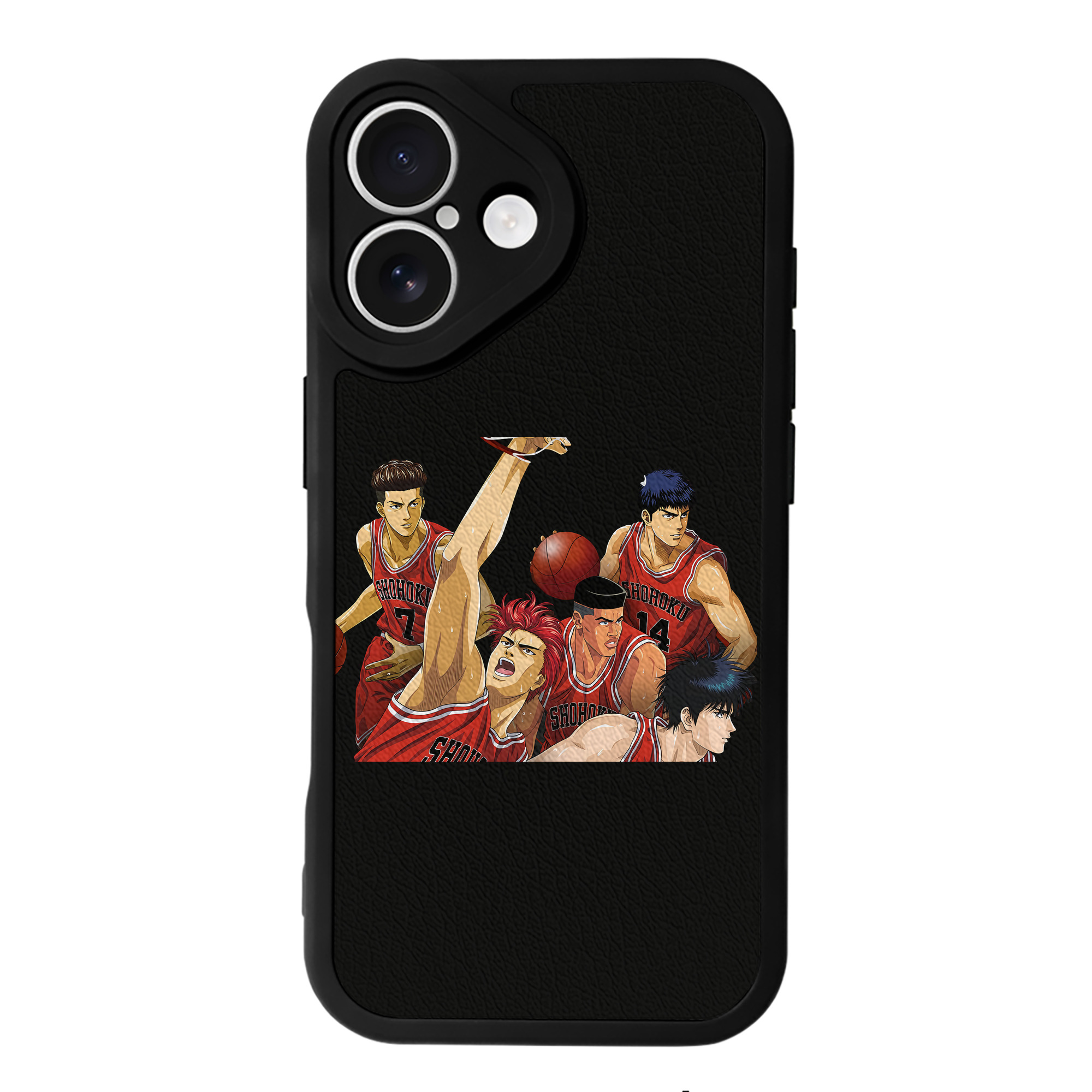 （画像用） SLAM DUNK／スラムダンク 【iPhone 16シリーズ対応】シリコンスマホケース（レザー調） 材質：シリコン